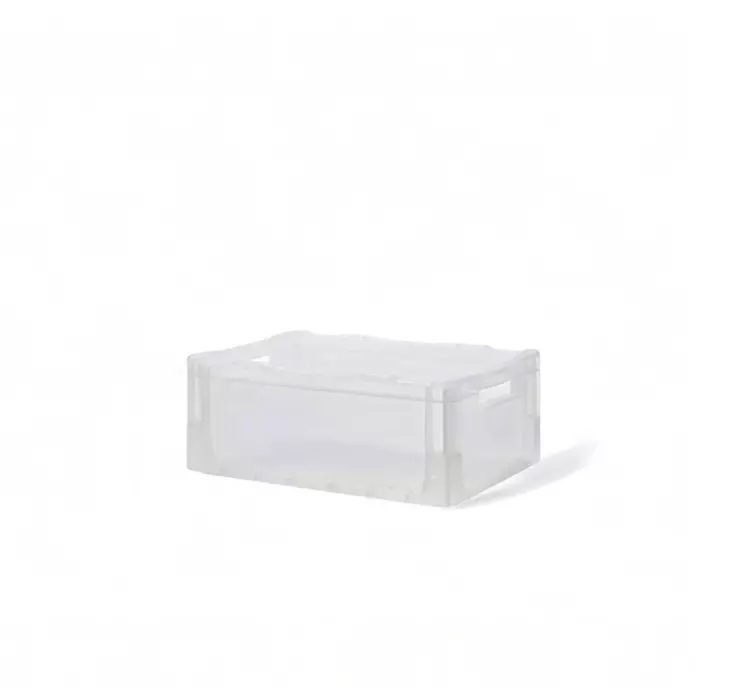 Transparent stacking box 40x30x12cm
