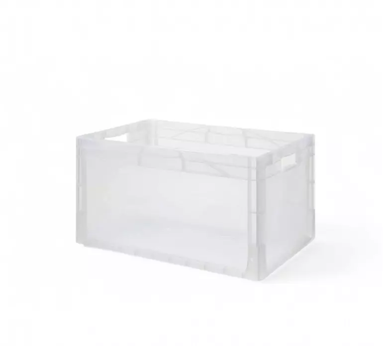 Transparent stacking box 60x40x32cm