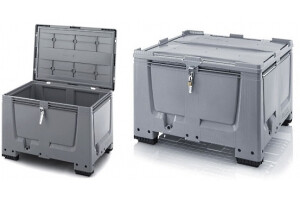 Afsluitbare palletbakken met slot