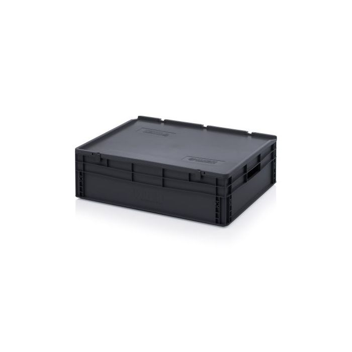 ESD elektronica bak met deksel 80x60x22,5cm, inhoud 87 liter, NORAH Plastics ESD elektronica bak met deksel 80x60x22,5cm, inhoud 87 liter, NORAH Plastics