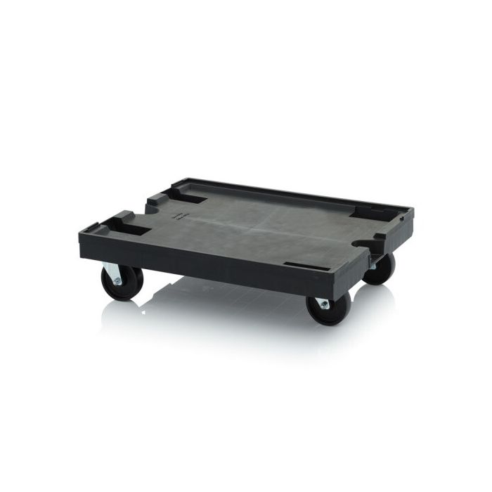 ESD Transport onderstel, Antistatisch, stapelbakken 80x60cm, NORAH Plastics ESD Transport onderstel, Antistatisch, stapelbakken 80x60cm, NORAH Plastics