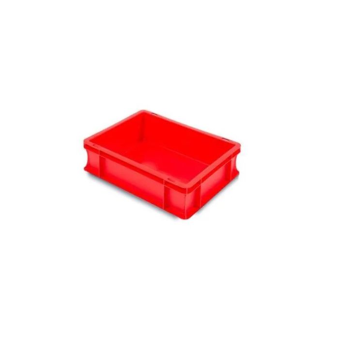 Stapelbak 40x30x12cm, inhoud 10 liter, roodl, NORAH Plastics