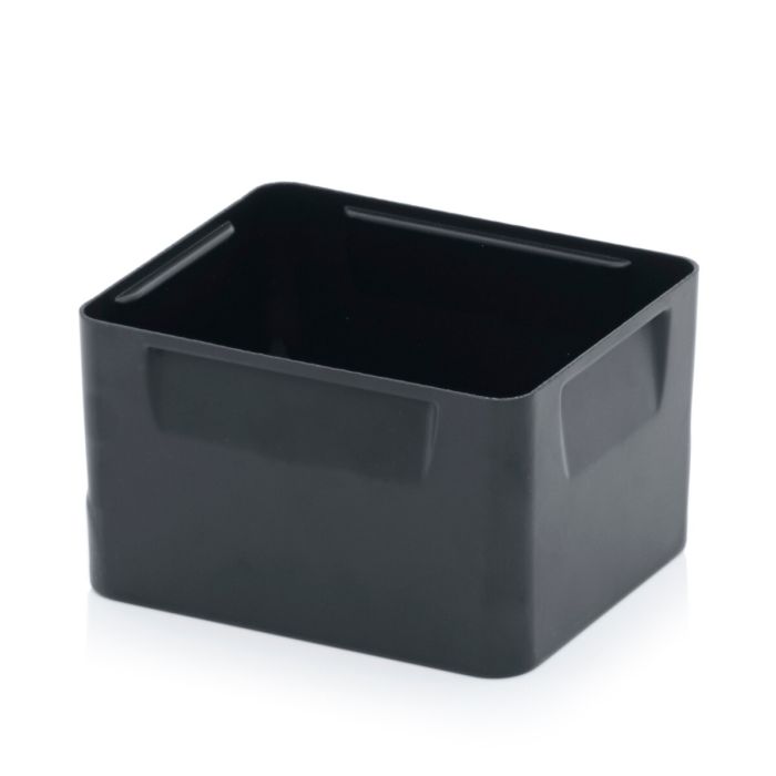 Inzetbak voor indelen stapelbakken, Zwart, NORAH Plastics Inzetbak voor indelen stapelbakken, Zwart, NORAH Plastics