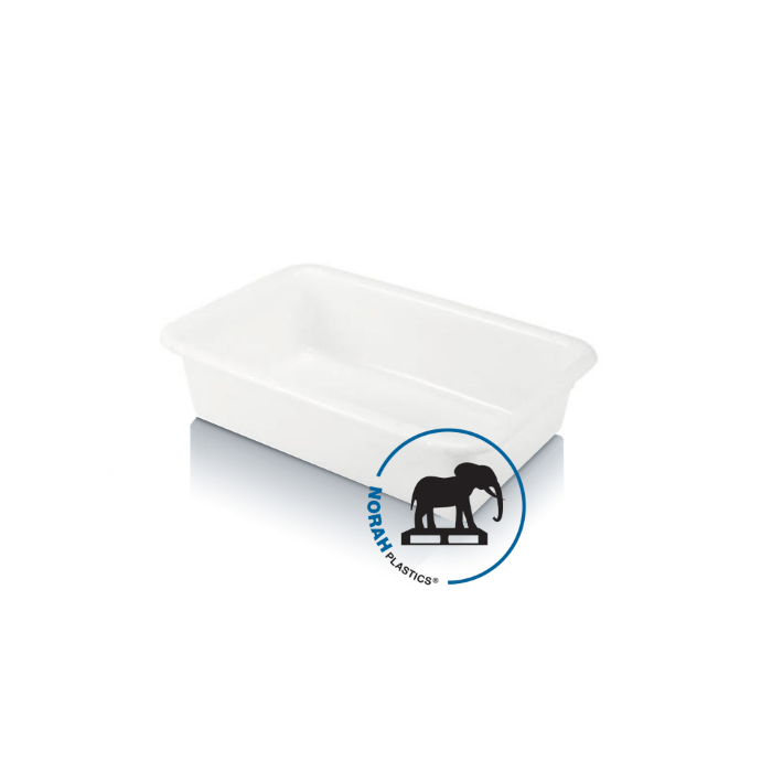 Nestbak 61x44x15cm, inhoud 25 liter, glad design, NORAH Plastics Nestbak 61x44x15cm, inhoud 25 liter, glad design, NORAH Plastics