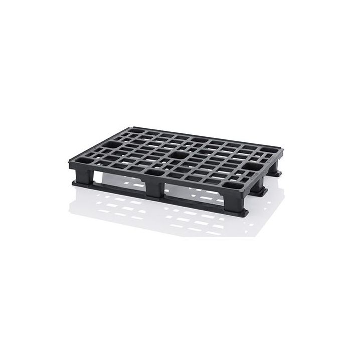 ESD Pallet 120x80x15 cm op 3 sleeplatten, NORAH Plastics ESD Pallet 120x80x15 cm op 3 sleeplatten, NORAH Plastics