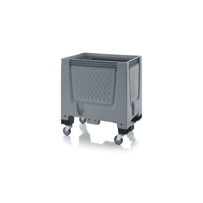 Verrijdbare Palletbox 80x60x93cm, 4 wielen, inhoud 250 liter. NORAH Plastics Verrijdbare Palletbox 80x60x93cm, 4 wielen, inhoud 250 liter. NORAH Plastics