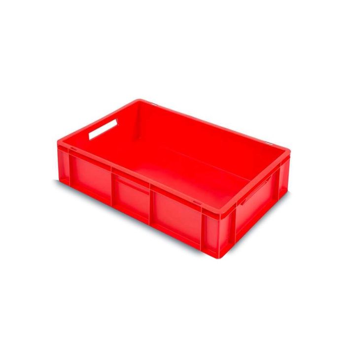 Rode Stapelbare, Stapelkisten, 60x40x17cm, 33 liter, Gesloten, PP, NORAH Plastics Rode Stapelbare, Stapelkisten, 60x40x17cm, 33 liter, Gesloten, PP, NORAH Plastics