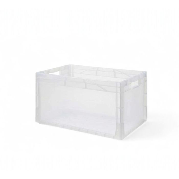 Transparanten stapelbak, 600x400x320mm, Inhoud 66 liter, NORAH Plastics Transparanten stapelbak, 600x400x320mm, Inhoud 66 liter, NORAH Plastics