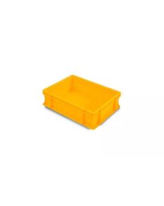 Stapelbak 40x30x12cm, inhoud 10 liter, geel, NORAH Plastics