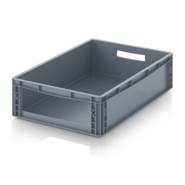 Bak met grijpopening, 60x40x17cm, 35 liter, NORAH Plastics 