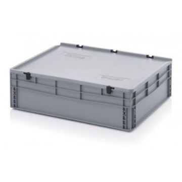 Stapelkist met deksel inhoud 87 liter, NORAH Plastics
