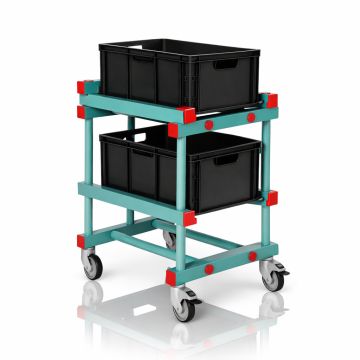 Bijzetwagen voor eurobakken, NORAH Plastics