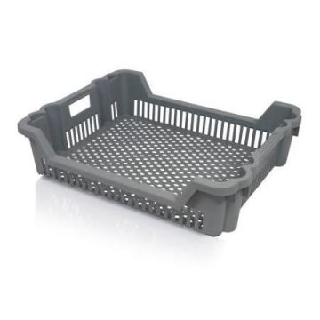 Nestbare stapelbak 62x50x15cm, inhoud 25 liter