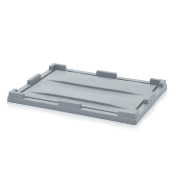 Mini palletbox deksel, 80x60cm, Grijs | NORAH Plastics