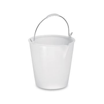 Duurzame emmer 12 liter met schenktuit, heavy duty