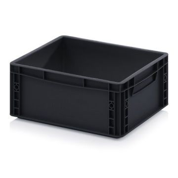 ESD stapelbak 40x30x17cm, inhoud 15 liter, NORAH Plastics