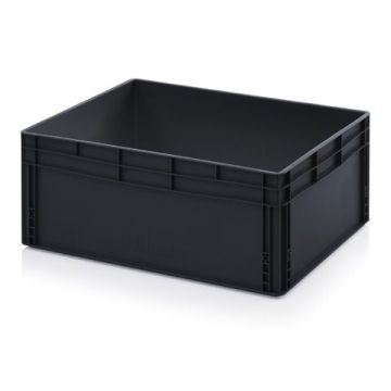 ESD stapelbak 80x60x32cm, inhoud 130 liter, NORAH Plastics