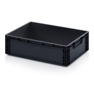 ESD stapelbak 60x40x17cm, inhoud 35 liter, NORAH Plastics