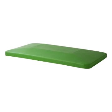 Groene deksel passend voor transportwagen 450 liter, NORAH Plastics