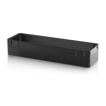 Inzetbak 1/2 afmeting 56x18x10cm voor stapelbakken 60x40cm