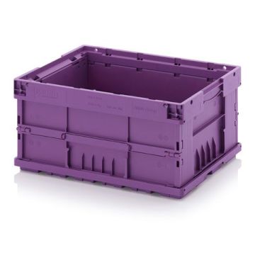 KLT Vouwbak, 60x40x28cm, inhoud 46 liter met composite bodem, NORAH Plastics