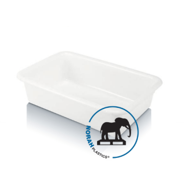 Nestbak 61x44x15cm, inhoud 25 liter, glad design, NORAH Plastics