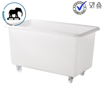 Transportwagen, 450 liter kleur wit, NORAH Plastics