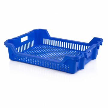Nest stapelkrat 620x500xmm150, Blauw, HDPE, NORAH Plastics