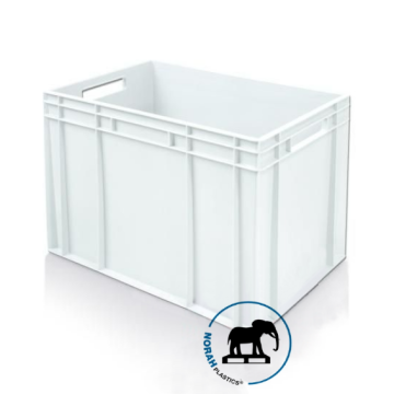 Stapelbakken van HDPE, 60x40x41cm, 80 liter, NORAH Plastics