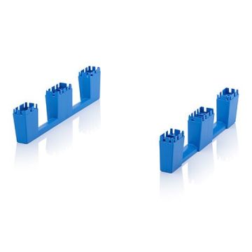 Set sleeplatten voor distributiebakken, beugelbakken, nestbakken met bodembaat 80x60cm, NORAH Plastics