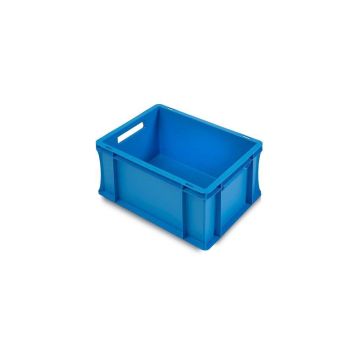 Stapelbak 40x30x22cm, inhoud 20 liter, blauw, NORAH Plastics