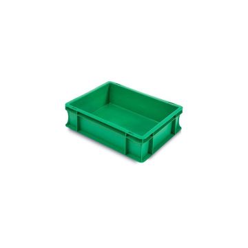 Stapelbak 40x30x12cm, inhoud 10 liter, blauw, NORAH Plastics