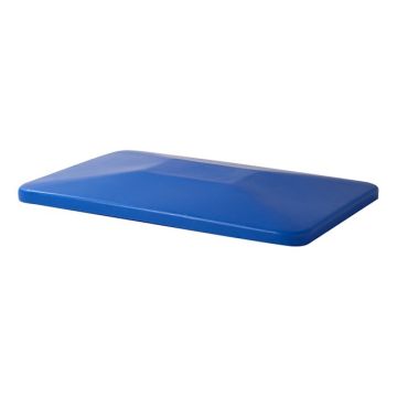Blauwe deksel passend voor transportwagen 340 liter, NORAH Plastics