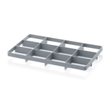 Vakverdeler bodem met 12 vakken, Ø 11,6 cm