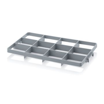 Vakverdeler boven met 12 vakken, Ø 11,6 cm