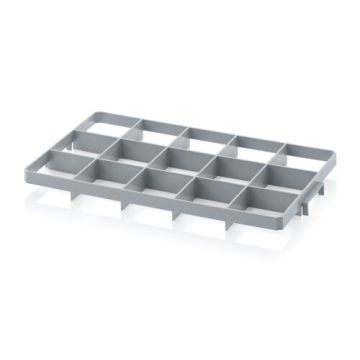Vakverdeler boven met 15 vakken, Ø 10,8 cm