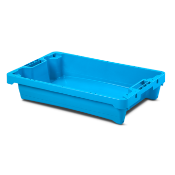 Viskist 60x40x12,5cm, inhoud 15 liter met afwateringsgaten, NORAH Plastics