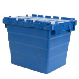 Distributiebak met deksels 40x30x32cm, inhoud 27 liter