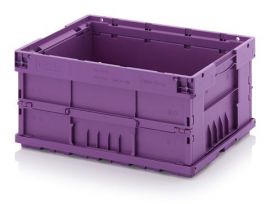 KLT Vouwbak, 60x40x28cm, inhoud 46 liter met composite bodem, NORAH Plastics