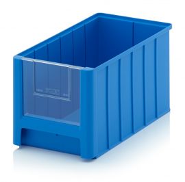 Magazijnbak 35x21x20cm, inhoud 11,7 liter met insteek zichtvenster