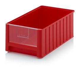 Magazijnbak 50x31x20cm, inhoud 25 liter met insteek zichtvenster