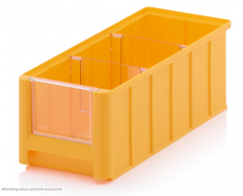 Linbin 32,5x15x12,5cm, capacity 4,5 liters with 2 dividers and inset window