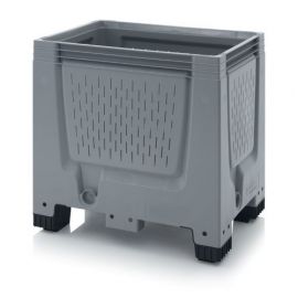 Geperoreerde mini palletbox, 250 liter, NORAH Plastics