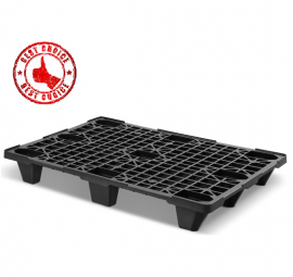 Euro Pallet 120x80x15cm, op 9 poten, Lichtgewicht pallet, NORAH Plastics