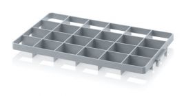 Vakverdeler boven met 24 vakken, Ø 8,5 cm