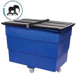 Transportcontainer met klapdeksel, 350 liter, NORAH Plastics