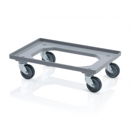 Verrijdbare onderstellen voor kratten en stapelbakken transport