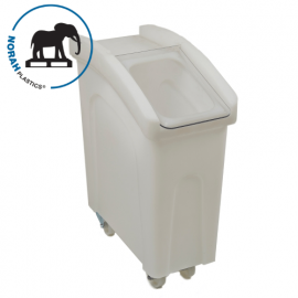 Ingrediëntenwagen met klapdeksel, 60x38x73cm, inhoud 90 liter, NORAH Plastics