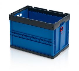 Vouwbak 60x40x42cm, inhoud 78 liter, Blauw, NORAH Plastics
