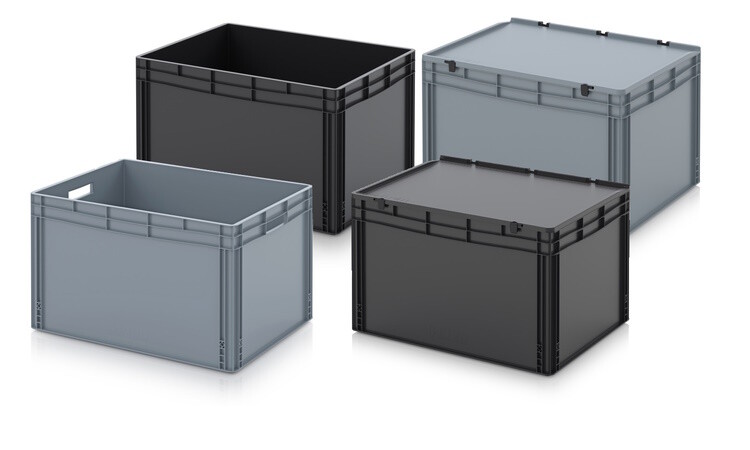 Stapelbakken 80x60x52cm, Inhoud 228 Liter